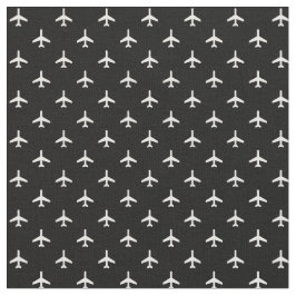 モノクロモダン航空機パイロット ファブリック