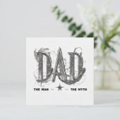 モノクロモダン「パパ」ファーザーズ・デイ・カード シーズンカード (スタンド正面)