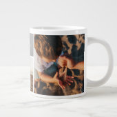 モノクロモノグラム写真マグ ジャンボコーヒーマグカップ (右)