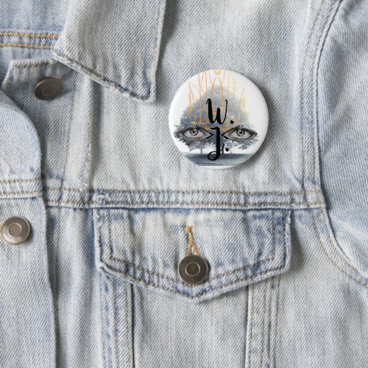 モノクロモノグラム王室の狂気の王子 缶バッジ (インサイチュ)