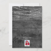 モノクロライトアップ!クリスマスホリデーカード (裏面)