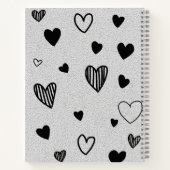 モノクロラブノート ノートブック (裏面)