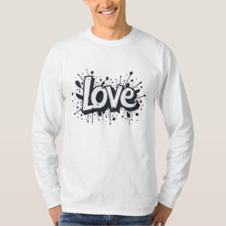 モノクロラブラベル Tシャツ