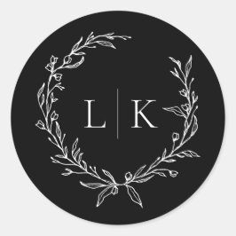 モノクロリース結婚ズ ラウンドシール