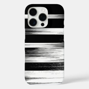 モノクロームのオシャレなパターンデザイン iPhone 16 PROケース