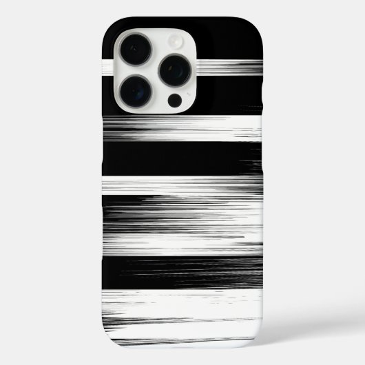 モノクロームのオシャレなパターンデザイン Case-Mate iPhoneケース (裏面)