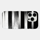 モノクロームのオシャレなパターンデザイン Case-Mate iPhoneケース (裏面 (横))
