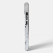 モノクロームのユダのライオン イエス・キリスト 上品なバイブルデザイン Case-Mate iPhoneケース (裏面 / 左)