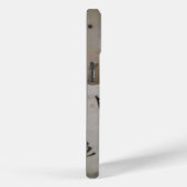 モノクロームのユダのライオン イエス・キリスト 上品なバイブルデザイン Case-Mate iPhoneケース (裏面 / 右)