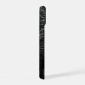 モノクロームの忘れられた農場 iPhone 15ケース (右側面)