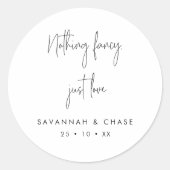 モノクロームファンシーを愛しているもの結婚はない ラウンドシール (正面)