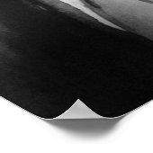 モノクローム水彩に対する耐性 ポスター (角)