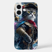 モノクローム猫海賊 – Art iPhone Case Case-Mate iPhoneケース (裏面)