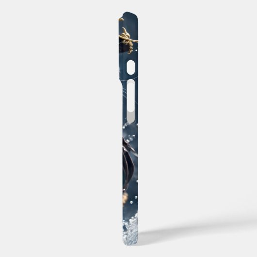 モノクローム猫海賊 – Art iPhone Case Case-Mate iPhoneケース (裏面 / 左)