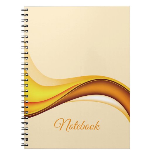 モノクロ写真のオリジナルスパイラルノート ノートブック (正面)