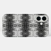 モノクロ写真の古木の樹皮パターン デザイン Case-Mate iPhoneケース (裏面 (横))
