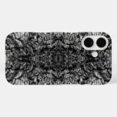 モノクロ写真の古木の樹皮パターン デザイン Case-Mate iPhoneケース (裏面 (横))