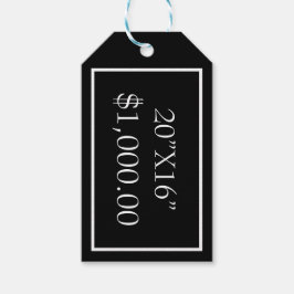 モノクロ写真プリントサイズと価格 ギフトタグ