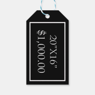 モノクロ写真プリントサイズと価格 ギフトタグ