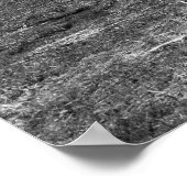 モノクロ写真ポスター春風景 ポスター (角)