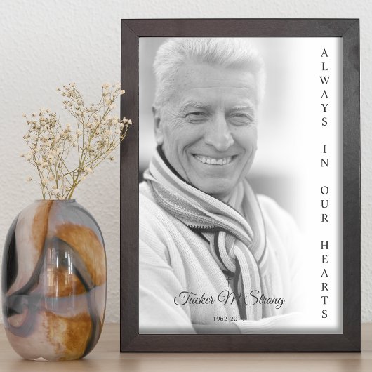 モノクロ写真追悼式 ポスター