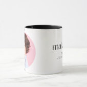 モノクロ写真 MUA エレガントなコーヒー マグカップ (中央)
