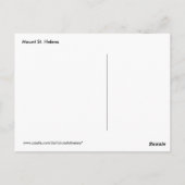 モノクロ山サンヘレンスインポーズ葉書 ポストカード (裏面)