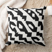 モノクロ幾何枕 クッション (ブランケット)