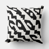 モノクロ幾何枕 クッション (正面)