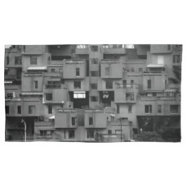 モノクロ建築 枕カバー