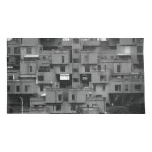 モノクロ建築 枕カバー (裏面-左)