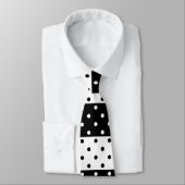 モノクロ水玉模様ネクタイ ネクタイ (タイ)