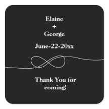 モノクロ無限ステッカー