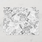 モノクロ画像のテクスチャサーフェス ポストカード (正面/裏面)