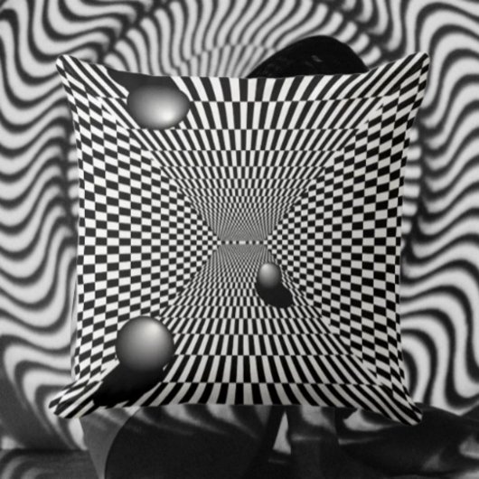 モノクロ画像 クッション