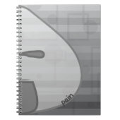 モノクロ痛 ノートブック (正面)