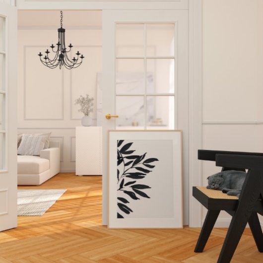 モノクロ白黒ジャパンディプリント ポスター