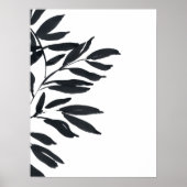 モノクロ白黒ジャパンディプリント ポスター (正面)