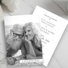 モノクロ結婚写真全周年記念