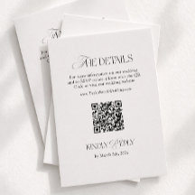 モノクロ結婚式の詳細QRコード