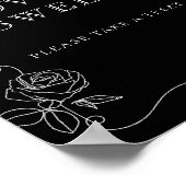 モノクロ花嫁のシャワー ラブ イズ スウィート ポスター (角)