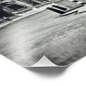 モノクロ通りビューエンシェントシティロードヨーロッパ フォトプリント            (角)