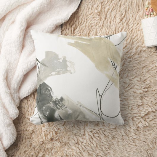 モノクロ運動量 クッション (ブランケット)