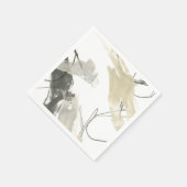 モノクロ運動量 スタンダードカクテルナプキン (角)