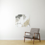 モノクロ運動量 タペストリー (インサイチュ(横))