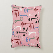 モノクロ顔 アクセントクッション (裏面(縦))