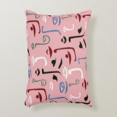 モノクロ顔 アクセントクッション (正面(垂直))