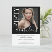 モノクロ50枚と素晴らしい写真 招待状 (スタンド正面)