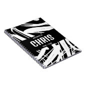 モノクロ おしゃれ 学校 ノート (右側)