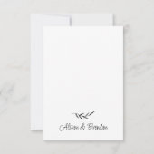 モノクロ ようこそ 前夜へ 招待状 (裏面)